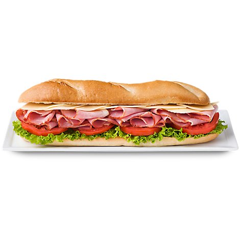 Ham And Swiss Foot Long Sandwich - EA