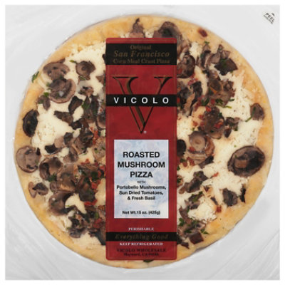 Vicolo Roasted Mushroom Pizza - 15 OZ - Image 4