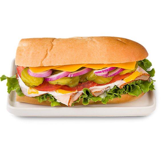 Signature Cafe Turkey Regular Cold Sandwich - Each (580 Cal)