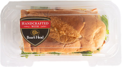 Boars Head Cracked Pepper Turkey & Smoked Gouda Artisan Sandwich - Each (470 Cal)
