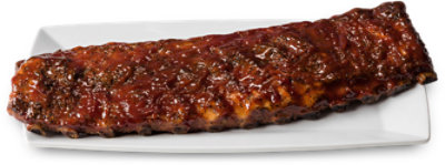 Signature Cafe St. Louis Ribs Full Rack With Tangy BBQ Sauce Hot - 22 OZ (available after 10am) - Image 1