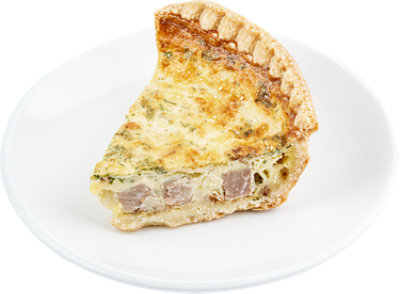 Lorraine Quiche Slice Hot - Each - Image 1