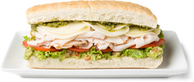 Signature Cafe Turkey Pesto Avocado Sandwich Large Hot - EA - Image 1