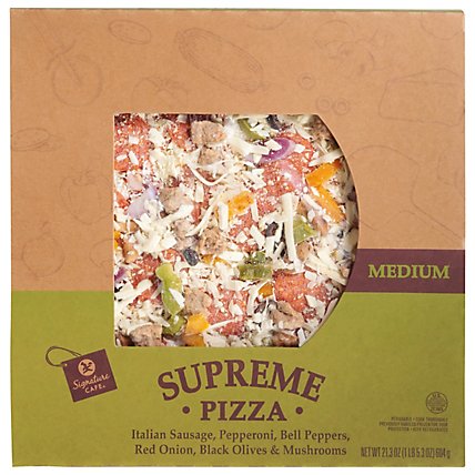 Signature Cafe Pizza Supreme - 21.3 OZ - Image 3