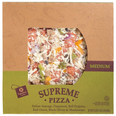 Signature Cafe Pizza Supreme - 21.3 Oz - Image 1