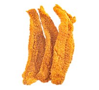 Deli Fried Catfish Strips Hot - 1 Lb