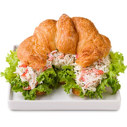 Signature Cafe Seafood Salad Croissant - 5 OZ - Image 1