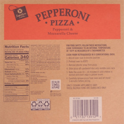 Signature Cafe Pizza Pepperoni - 19.2 Oz - Image 7