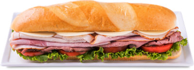 Signature Cafe Large Roast Beef & Cheese Sub - 15 Oz (810 Cal) - Image 1