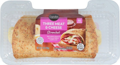 Signature Cafe Three Meat & Cheese Stromboli - 7 OZ