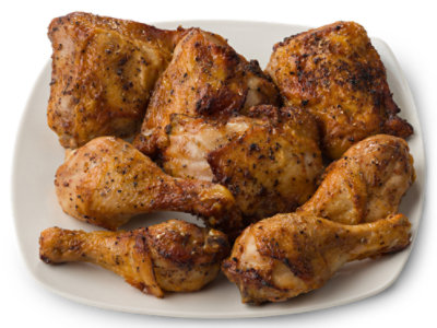 Deli Roasted Chicken Dark 8 Piece Hot - Each (available after 10am) - Image 1