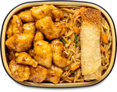 ReadyMeals General Tsao Chicken Thigh With Lo Mein & Egg Roll Cold - Each - Image 1