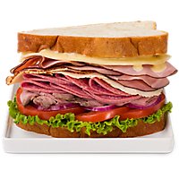 Signature Cafe Sandwich All Meat Cold - Each (730 Cal) - Image 1