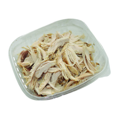 Ready Meals Shredded Roasted Chicken Meat Small Cold - 0.50 Lb - Image 1