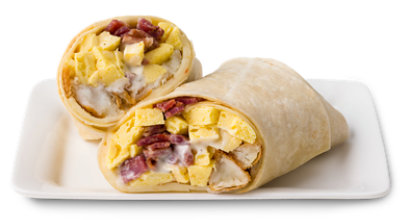 Signature Cafe Breakfast Burrito Bacon Cold - Each