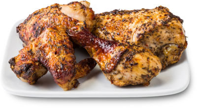 Deli Roasted Chicken Dark Hot 4 Piece - Each