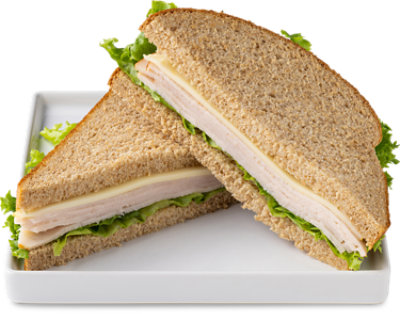 Signature Cafe Turkey & Cheese Wedge - 5 Oz (290 Cal) - Image 1