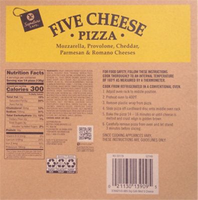 Signature Cafe Pizza Five Cheese - 18.3 Oz - Image 7