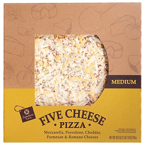Signature Cafe Pizza Five Cheese - 18.3 OZ