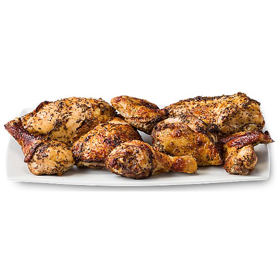 Deli Roasted Chicken Mixed 8 Count Hot - Each (Available After 10 AM)