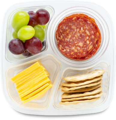 ReadyMeals Pepperoni & Cheese Pizza Quad Combo Cold - Each - Image 1