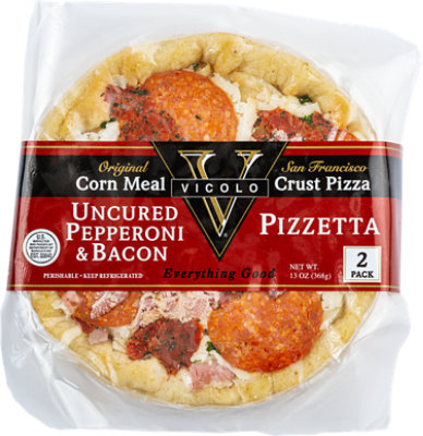 Vicolo Pizzetta Pepperoni Bacon - 13 Oz - Image 1