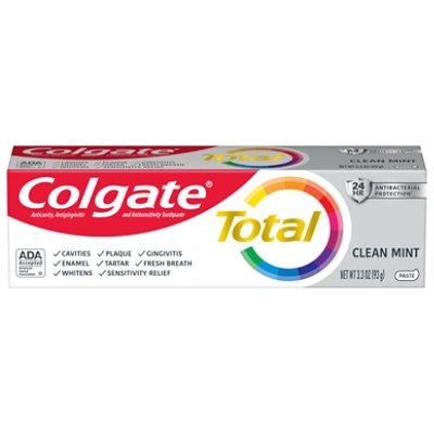 Colgate Total Toothpaste Clean Mint - 3.3 Oz