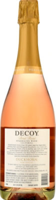 Decoy Brut Rose Sparkling Wine - 750 ML - Image 4