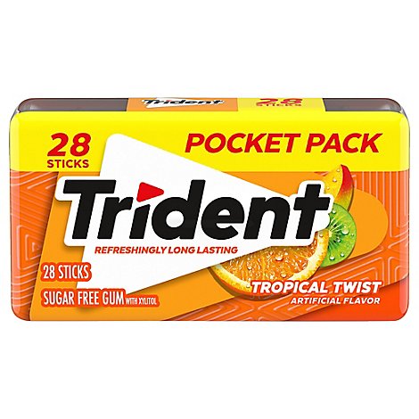 Trident Gum Tropical Twist - 28 CT