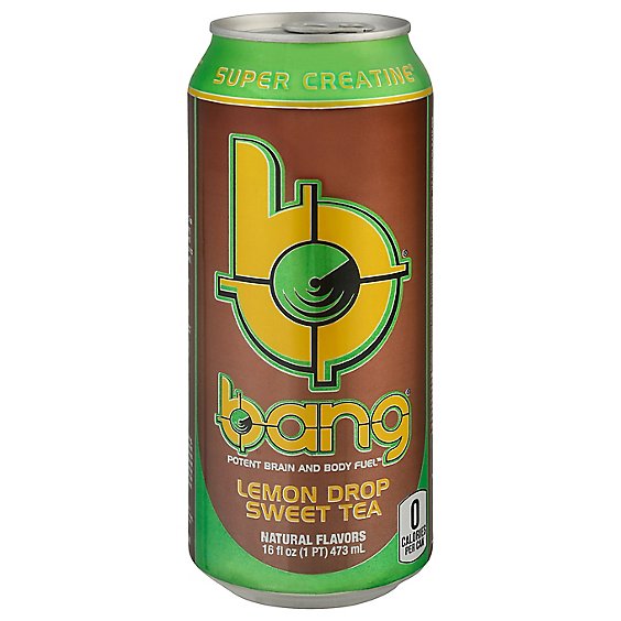 Bang Energy Drink Lemon Drop Sweet Tea Can - 16 FZ