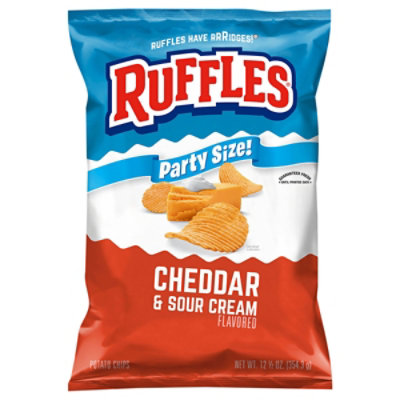 Ruffles Potato Chips Cheddar & Sour Cream - 12.5 OZ