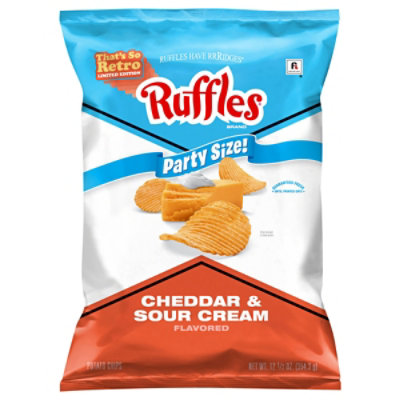 Ruffles Potato Chips Original Party Size 13.5oz Bag