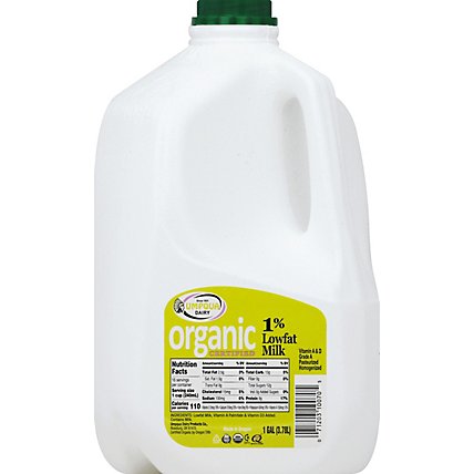 Umpqua Organic 1% Gallon - 128 FZ - Image 1
