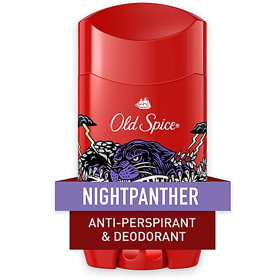 Old Spice NightPanther Anti Perspirant Deodorant for Men - 2.6 Oz