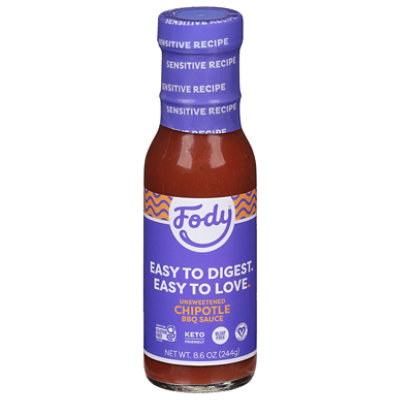 Fody Food Co Bbq Sauce Chipotle - 12 OZ
