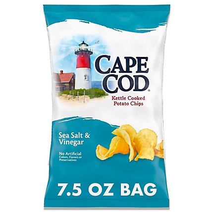 Cape Cod Potato Chip Sea Salt & Vinegar - 7.5 OZ - Image 2