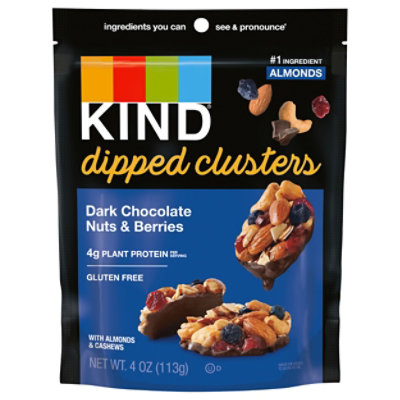 Kind Dipped Clusters Dark Chocolate Nuts & Berries - 4 Oz - Image 3