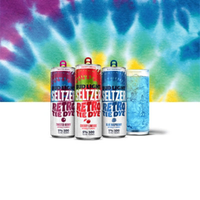 Bud Light Retro Tie Dye Hard Seltzer Variety Pack Cans - 12-12 Fl. Oz. - Image 4