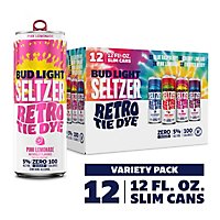 Bud Light Retro Tie Dye Hard Seltzer Variety Pack Cans - 12-12 Fl. Oz. - Image 1