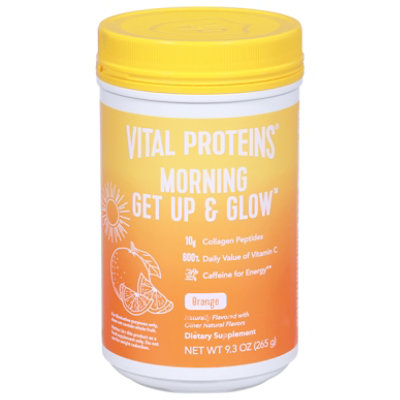 Vital Proteins Morning Get Up & Glow Orange - 9.3 OZ