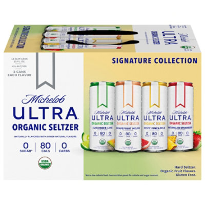 Michelob Ultra Organic Hard Seltzer Variety Pack Slim Cans - 12-12 Fl. Oz. - Image 2