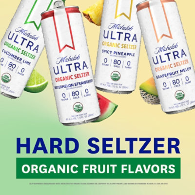 Michelob Ultra Organic Hard Seltzer Variety Pack Slim Cans - 12-12 Fl. Oz. - Image 3