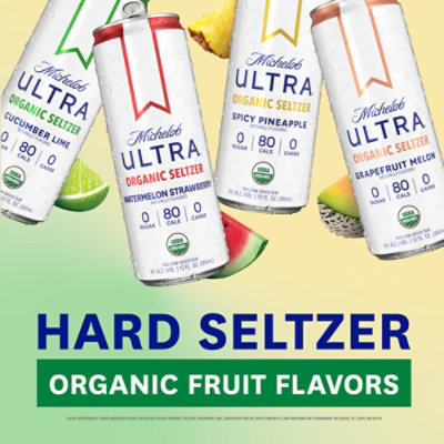 Michelob Ultra Organic Hard Seltzer Variety Pack Slim Cans - 12-12 Fl. Oz. - Image 2