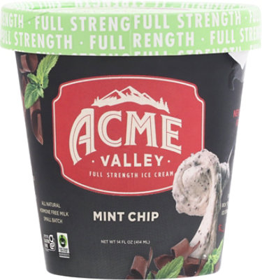 Acme Valley Mint Chip Ice Cream - 14 Fl. Oz. - Image 2