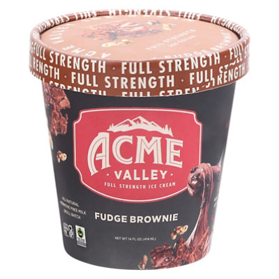 Acme Valley Fudge Brownie Ice Cream - 14 Fl. Oz. - Image 3