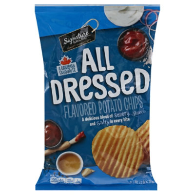  Signature Select Potato Chips All Dressed P65 - 7.5 OZ 