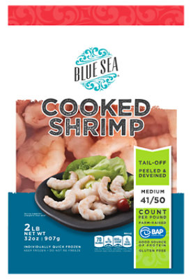 Shrimp Cooked 41-50 Count - 2 LB - Image 1
