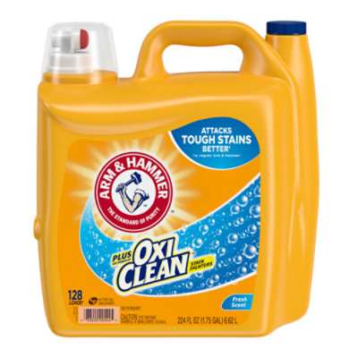 ARM & HAMMER Plus OxiClean Fresh Scent 128 Loads Liquid Laundry