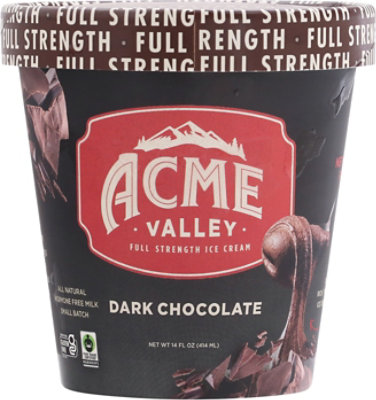 Acme Valley Dark Chocolate Ice Cream - 14 Fl. Oz. - Image 2