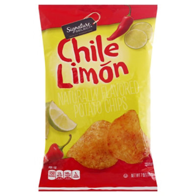 Signature Select Potato Chips Chili Limon P65 - 7 OZ - pavilions